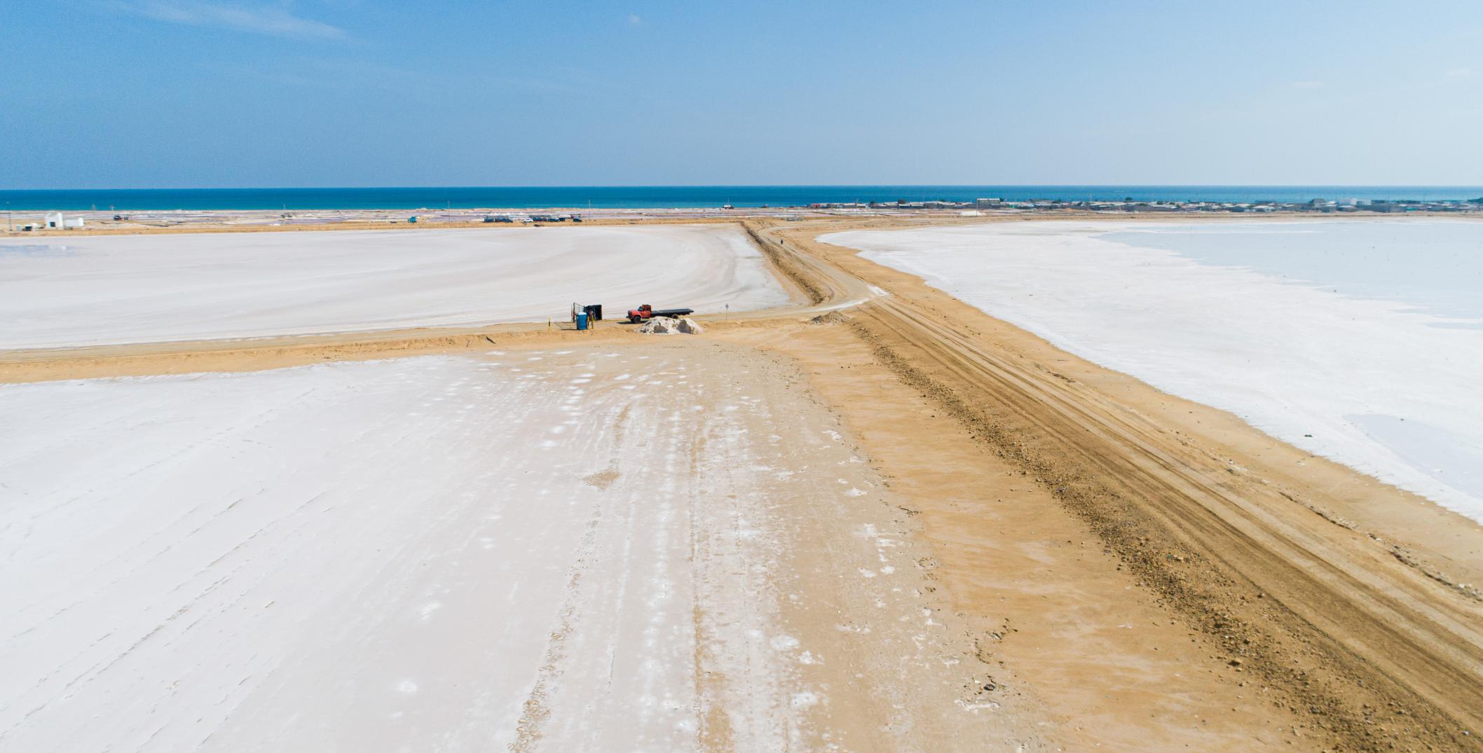 Salt mines in Manaure, La Guajira, Colombia