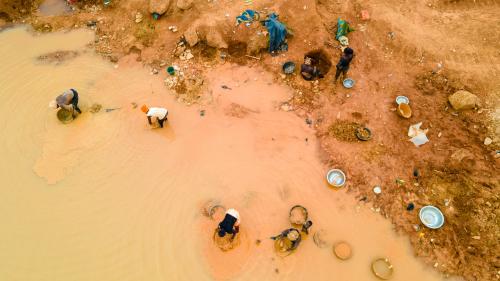 Rural women in gold mining in Ghana
