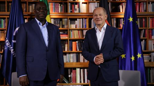 Macky Sall and Scholz G7 image 